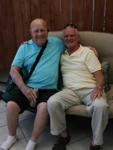 Two of our fathers, Rex Garrick and Norm Jones