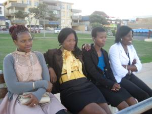 Some of the LXP ladies, dressed to impressed before the official opening