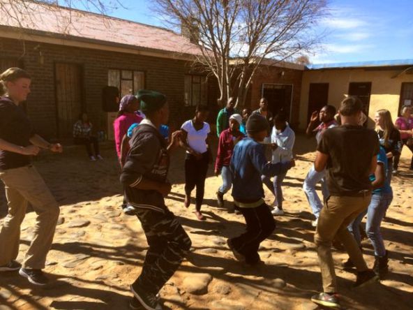 Dancing to the rhythm