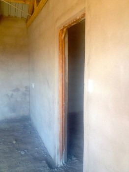 Finished plastering