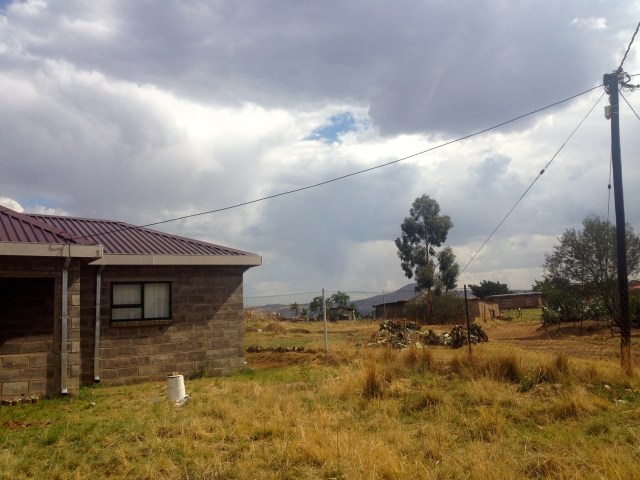 Let there be light! We were blessed to have our electricity connected just a few weeks after moving in.