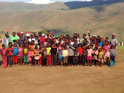 The kids and youth of Ha Makopela