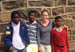 Thabiso, Kheola, Elizabeth and Mamasimphane